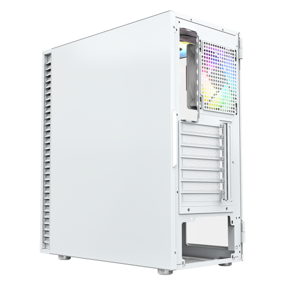 Корпус MidiTower XYZ AIRONE 100 MESH White (w/o PSU, Side TG, 6x Integrated A-RGB Fans, X-CS-AIRONE1M-W)
