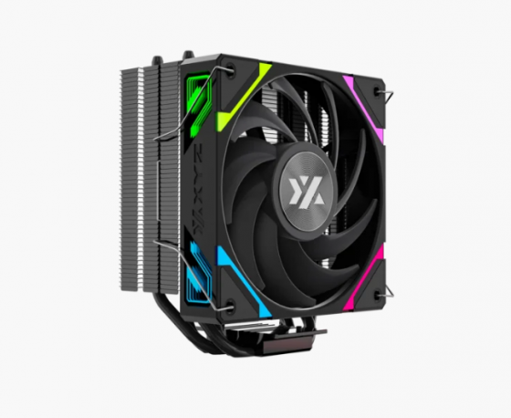 Кулер XYZ Thermax 4 Pulsar Black (Universal socket INTEL/AMD, PWM, 4x copper heat pipes, X-AC-THERPULB4)