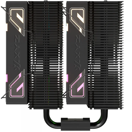Кулер XYZ Thermax 6 DUO Black (Universal socket INTEL/AMD, PWM, 12x copper heatpipes, X-AC-THERDUOB6)