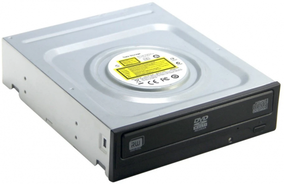 Дисковод DVD-RW Gembird DVD-SATA-02 (SATA, 24x/16x, Black)