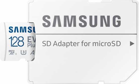 Карта памяти Micro SD Samsung EVO Plus 128GB MB-MC128SA/EU (UHS-I U3, Class 10)