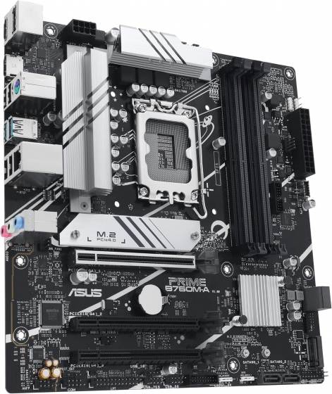 Мат. плата ASUS PRIME B760M-A-CSM (S-1700, B760, 2xHDMI, DP, 3xPCI-E, 4xDDR5, HDMI/DP, 4xSATA, 2xM.2, 2.5GbLAN)