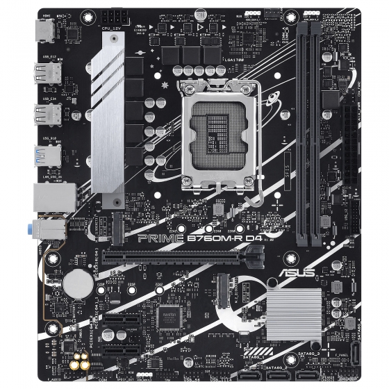 Мат. плата ASUS PRIME B760M-R D4 (S-1700, B760, HDMI, 3xPCI-E 4.0, 2xDDR4, 2xM.2, SATAIII RAID, SATA3, 2.5GbLAN) Мат. плата ASUS PRIME B760M-R D4 (S-1700, B760, HDMI, 3xPCI-E 4.0, 2xDDR4, 2xM.2, SATAIII RAID, SATA3, 2.5GbLAN)