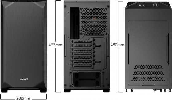 Корпус MidiTower be quiet! Pure Base 500 (w/o PSU, Side TG, Black, BGW34) Корпус MidiTower be quiet! Pure Base 500 (w/o PSU, Side TG, Black, BGW34)