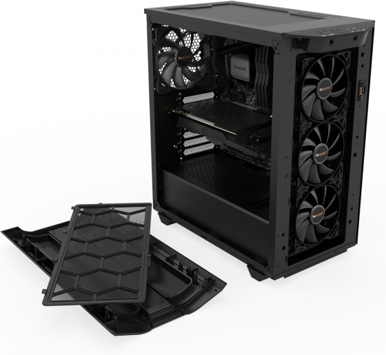 Корпус MidiTower be quiet! Pure Base 500DX (w/o PSU, Side TG, Black, BGW37) Корпус MidiTower be quiet! Pure Base 500DX (w/o PSU, Side TG, Black, BGW37)