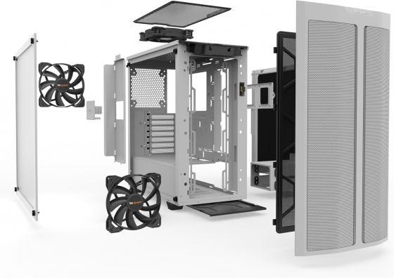 Корпус MidiTower be quiet! Pure Base 500DX (w/o PSU, Side TG, White, BGW37) Корпус MidiTower be quiet! Pure Base 500DX (w/o PSU, Side TG, White, BGW37)