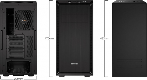 Корпус MidiTower be quiet! Pure Base 600 (w/o PSU, Side TG, Black, BGW21) Корпус MidiTower be quiet! Pure Base 600 (w/o PSU, Side TG, Black, BGW21)
