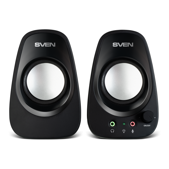 Колонки SVEN 190 (2.0, 2x3W, USB, Black) Колонки SVEN 190 (2.0, 2x3W, USB, Black)