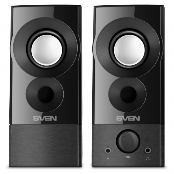 Колонки SVEN 357 (2.0, 2x3W, USB, Black) Колонки SVEN 357 (2.0, 2x3W, USB, Black)