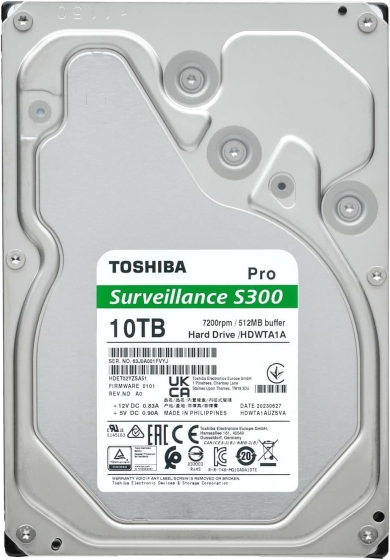 Жесткий диск 10TB SATAIII Toshiba S300 Pro Surveillance MD10ADA10TV (3.5 Жесткий диск 10TB SATAIII Toshiba S300 Pro Surveillance MD10ADA10TV (3.5