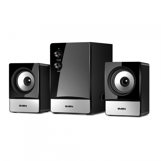Колонки SVEN MS-90 (2.1, 5W + 2x2.5W, Black) Колонки SVEN MS-90 (2.1, 5W + 2x2.5W, Black)