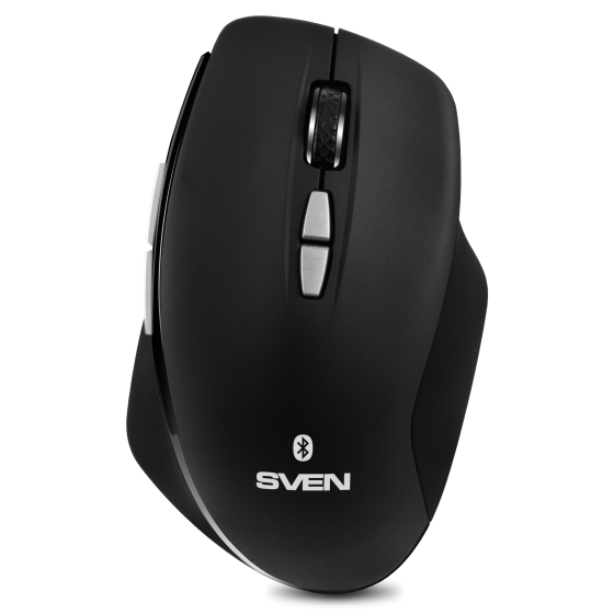 Мышь беспроводная SVEN RX-590SW Silent (2.4Ghz/Bluetooth, 6+1 keys, 1600DPI, Black)
