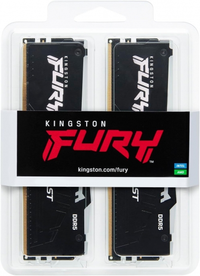 Модуль памяти DIMM 32GB DDR5 Kingston FURY Beast Black KF560C36BBEK2-64 (6000MHz)