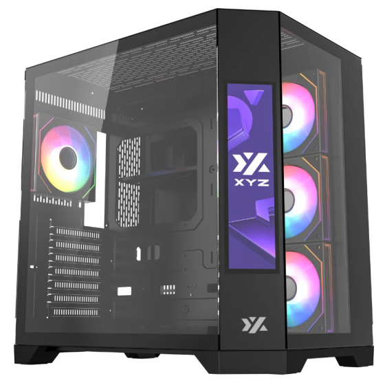 Корпус MidiTower XYZ NEUTRON X Black (w/o PSU, Side TG, Integrated A-RGB Fans, X-CS-NEUTRONX-B) Корпус MidiTower XYZ NEUTRON X Black (w/o PSU, Side TG, Integrated A-RGB Fans, X-CS-NEUTRONX-B)