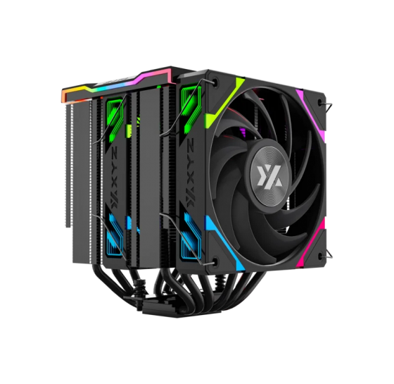 Кулер XYZ Thermax Pro DUO 6 Black (Universal socket INTEL/AMD, PWM, 12x copper heat pipes, X-AC-THERPRODUOB6) Кулер XYZ Thermax Pro DUO 6 Black (Universal socket INTEL/AMD, PWM, 12x copper heat pipes, X-AC-THERPRODUOB6)