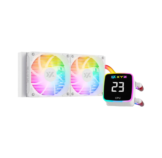 Кулер система жидкостного охлаждения XYZ AQUAPULSE FUSION 240 Black (INTEL/AMD, A-RGB Screen, X-WC-AQUA-FU-240B) Кулер система жидкостного охлаждения XYZ AQUAPULSE FUSION 240 Black (INTEL/AMD, A-RGB Screen, X-WC-AQUA-FU-240B)