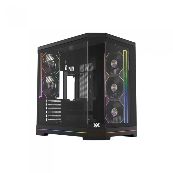 Корпус MidiTower XYZ NEUTRON X Black (w/o PSU, Side TG, Integrated A-RGB Fans, X-CS-NEUTRONX-B) Корпус MidiTower XYZ NEUTRON X Black (w/o PSU, Side TG, Integrated A-RGB Fans, X-CS-NEUTRONX-B)