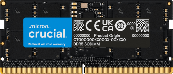 Модуль памяти SODIMM 32GB DDR5 Crucial CT32G56C46S5T (5600MHz)