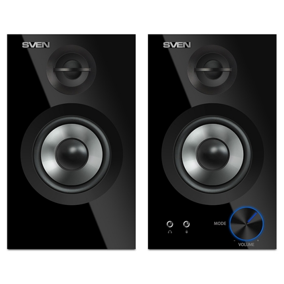 Колонки SVEN SPS-621 (2.0, 2x14W, Bluetooth, Black)