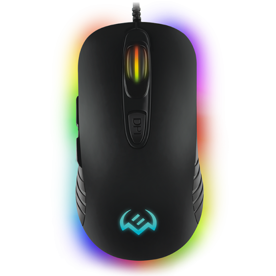 Мышь игровая SVEN RX-G820 (6+1 keys, 200-4800 DPI, SoftTouch, RGB, Black)