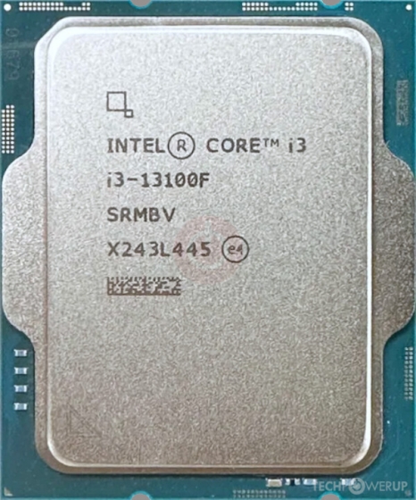 Процессор Intel Core i3 13100F (3.4GHz, 12Mb, 8GT/s, S1700, TRAY)