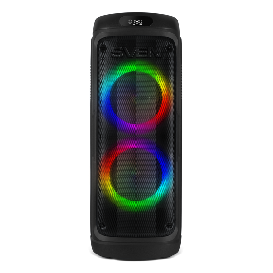 Колонка SVEN PS-770 (100W, TWS, Bluetooth, FM, USB, microSD, LED, 4400mAh)