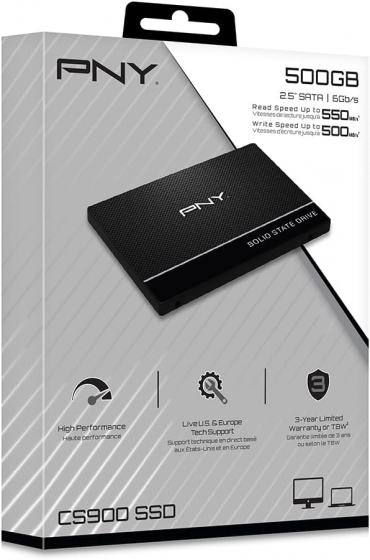Накопитель SSD 500GB PNY CS900 SSD7CS900-500-RB (2.5 Накопитель SSD 500GB PNY CS900 SSD7CS900-500-RB (2.5