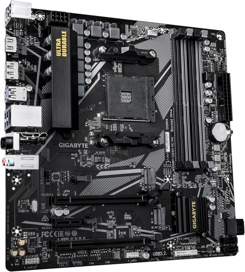 Мат. плата Gigabyte B550M DS3H R2 (S-AM4, B550, HDMI/DP, 2xM.2, 4xSATA, GbLAN, 4xDDR4, mATX)
