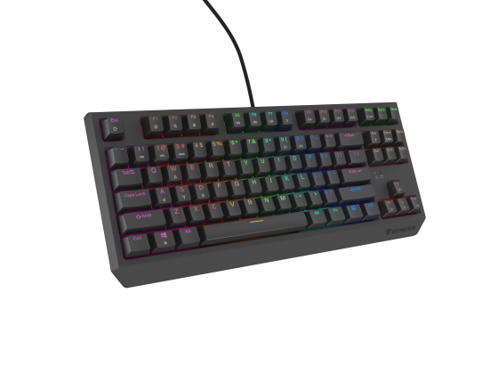 Клавиатура Genesis NKG-2076 THOR 230 TKL LITE Gaming (Mechanical, Rainbow, Black, Hot Swap, US Layout) Клавиатура Genesis NKG-2076 THOR 230 TKL LITE Gaming (Mechanical, Rainbow, Black, Hot Swap, US Layout)