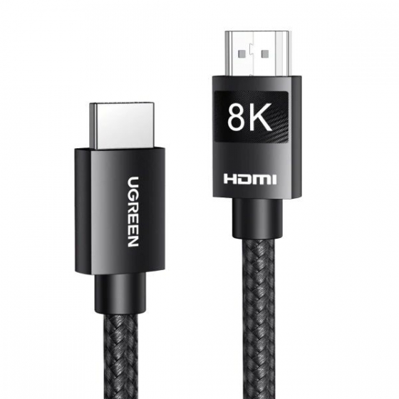 Кабель Ugreen 80404 HDMI-HDMI V2.1 (8K60Hz, 2m, Black) Кабель Ugreen 80404 HDMI-HDMI V2.1 (8K60Hz, 2m, Black)