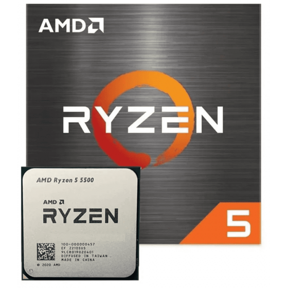 CPU AMD Ryzen 5 5500 (S-AM4, BOX) CPU AMD Ryzen 5 5500 (S-AM4, BOX)