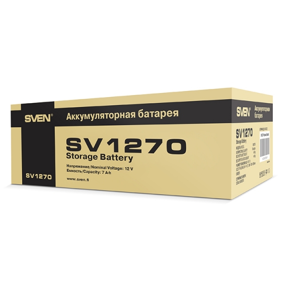Аккумулятор для ИБП SVEN SV 1270 12V, 7AH Аккумулятор для ИБП SVEN SV 1270 12V, 7AH