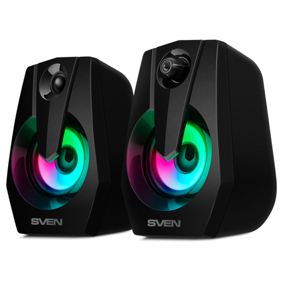 Колонки SVEN 370 (2.0, 2x3W, USB, Black) Колонки SVEN 370 (2.0, 2x3W, USB, Black)