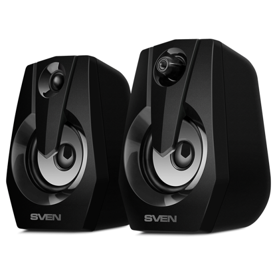 Колонки SVEN 370 (2.0, 2x3W, USB, Black) Колонки SVEN 370 (2.0, 2x3W, USB, Black)