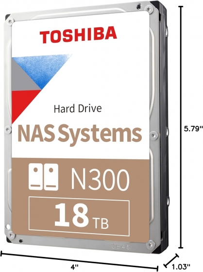 Жесткий диск 18TB SATAIII Toshiba N300 MN11ACA18TS (3.5 Жесткий диск 18TB SATAIII Toshiba N300 MN11ACA18TS (3.5