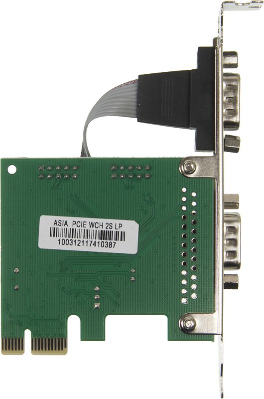 Контроллер PCI-E WCH382 2xCOM Ret| ASIA PCIE WCH 2S LP