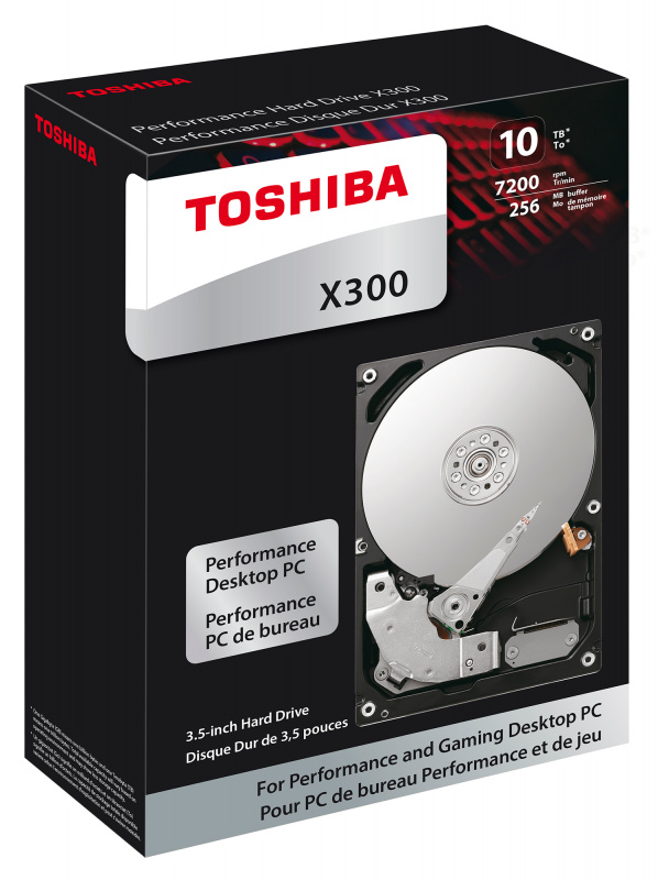 Жесткий диск Toshiba SATA-III 10Tb HDWR11AEZSTA X300 256Mb 3.5