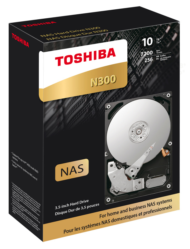 Жесткий диск Toshiba SATA-III 10Tb HDWG11AEZSTA NAS N300 256Mb 3.5