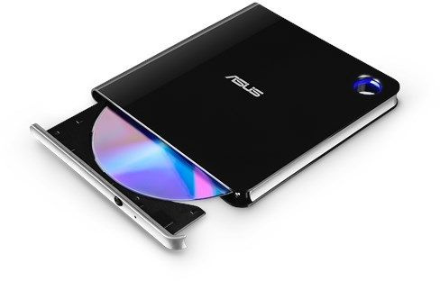 Привод Blu-Ray-RW Asus SBW-06D5H-U черный/серебристый USB3.0 slim ultra slim M-Disk Mac внешний RTL| SBW-06D5H-U/BLK/G/AS