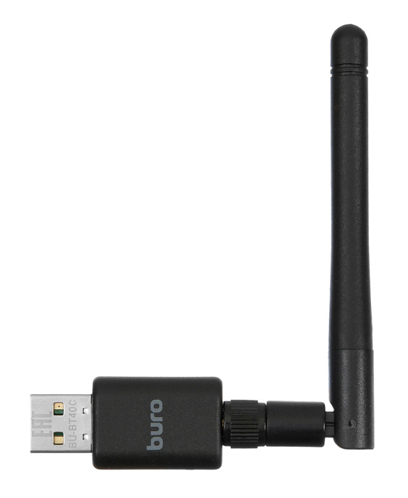Адаптер USB Buro BU-BT40С Bluetooth 4.0+EDR class 1 100м черный| BT40С