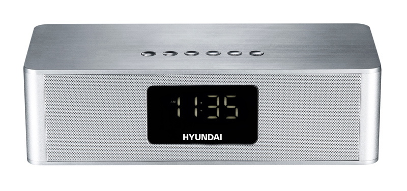 Радиобудильник Hyundai H-RCL360 белый LCD подсв:белая часы:цифровые FM| H-RCL360