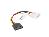 Cable LANBERG CA-HDSA-10CU-0015 POWER SUPPLY MOLEX(F)->SATA(M) 15CM