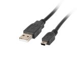 Cable LANBERG CA-USBA-11CC-0030-BK USB 2.0 AM-BM FERRITE BLACK 3M