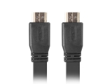 Кабель LANBERG CA-HDMI-21CU-0018-BK HDMI-HDMI V2.0 HIGH SPEED ETHERNET 1.8M, Flat, Black