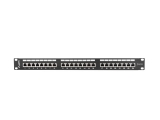 Patch panel LANBERG PPS6-1024-B 24 PORT 1U CAT.6 SHIELDED BLACK