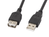 Երկարացման լար LANBERG CA-USBE-10CC-0030-BK CABLE USB 2.0 AM-AF 2.0 BLACK 3M