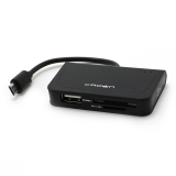 HUB USB CrownMicro CMCR-B13 (OTG cardreader, microUSB)