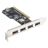 Контроллер Lanberg PCI-US2-005 (PCI, 4port USB 2.0)