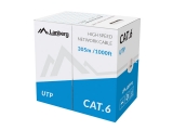 Cable LANBERG LCU6-10CU-0305-S UTP SOLID GRAY CABLE, CU, CAT. 6