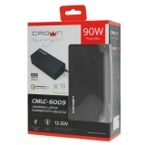 Зарядное устройство для ноутбука CrownMicro CMLC-6009 (Universal, 90W, 12-20V)